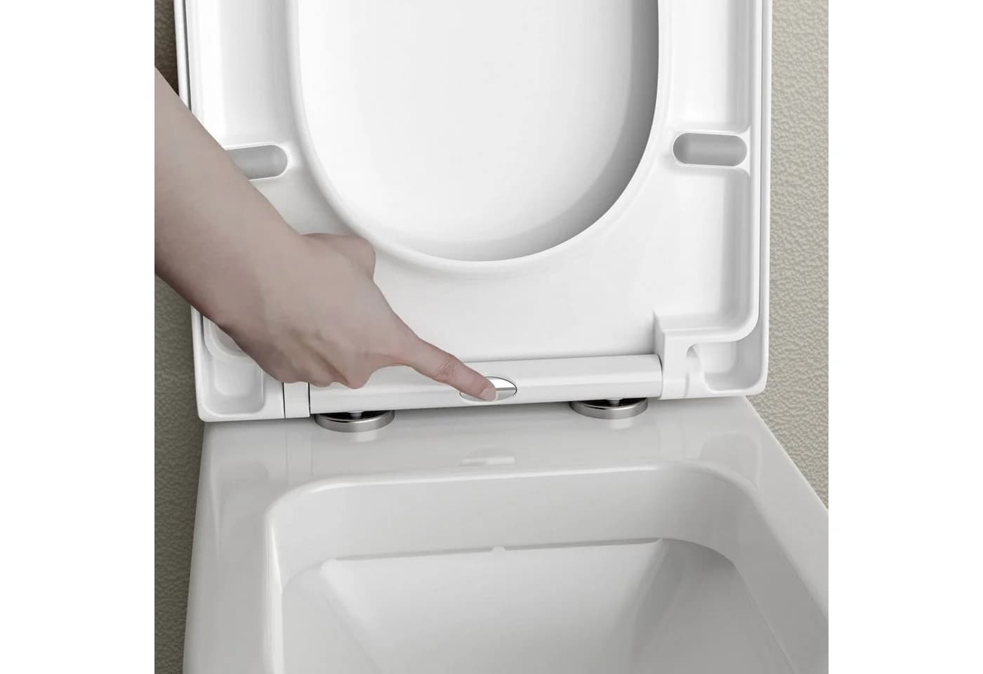 Bernstein WC-Sitz U1002 Weiß Softclose Universell - Bild 4