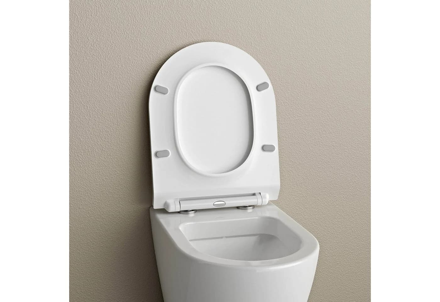 Bernstein WC-Sitz U2019 Weiß Glänzend Duroplast Softclose - Bild 3