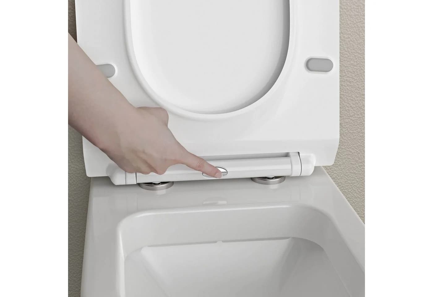 Bernstein WC-Sitz U2019 Weiß Glänzend Duroplast Softclose - Bild 4