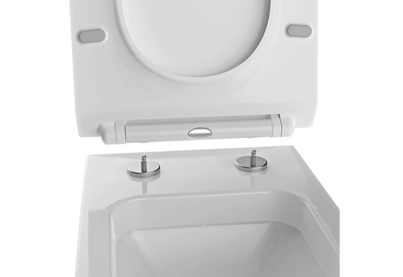 Bernstein WC-Sitz U2019 Weiß Glänzend Duroplast Softclose - Bild 5