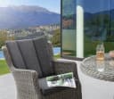 Destiny Garten-Essgruppe LUNA Grau 13-teilig Aluminium Polyrattan Bild 3