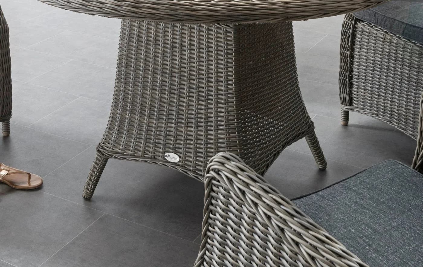 Destiny Garten-Essgruppe LUNA Grau 13-teilig Aluminium Polyrattan - Bild 4