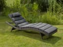Destiny Gartenliege WAVE Aluminium Polyrattan Braun Bild 3