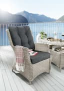 Destiny Sessel Casa Grau Polyrattan Aluminium inkl. Auflagen Bild 2