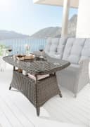 Destiny Gartentisch CASA MERANO Aluminium Polyrattan Bild 2