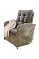 Destiny Loungesessel MERANO Grau Polyrattan mit Verstellfunktion Bild 2