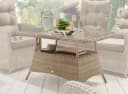 Gartentisch DESTINY MERANO braun Polyrattan Aluminium Bild 2