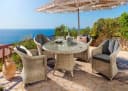DESTINY Garten-Essgruppe MALAGA LUNA 13-tlg. Beige/Grau Aluminium Polyrattan Bild 2
