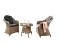 Destiny Balkonset MALAGA 7-tlg. Aluminium Polyrattan Bild 4