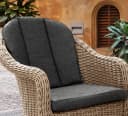 Gartensessel DESTINY MALAGA Beige Polyrattan mit Kissen Bild 3