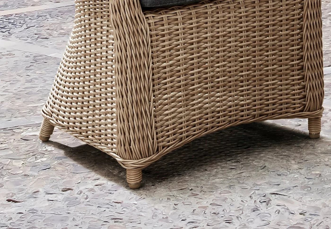 Gartensessel DESTINY MALAGA Beige Polyrattan mit Kissen - Bild 4