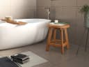 Destiny Badhocker SPA & LIVING Massivholz Teak rund Bild 1