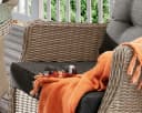 Destiny Garten-Essgruppe CASA LUNA 13-tlg. 4x Sessel 1x Tisch Polyrattan Bild 5