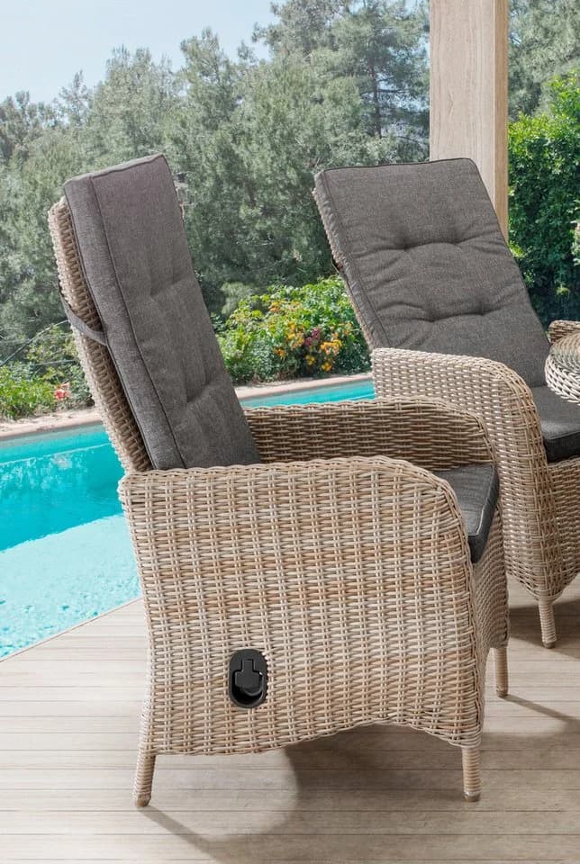 Destiny Garten-Essgruppe PALMA LUNA 5-tlg. Aluminium Polyrattan - Bild 3