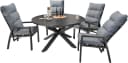Destiny Garten-Essgruppe GARDA ARONA 9-tlg. Anthrazit Aluminium Bild 2
