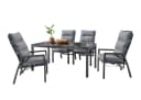 Garten-Essgruppe DESTINY GARDA CREMONA 5-tlg. Grau Anthrazit Bild 2