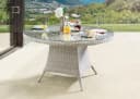Destiny Garten-Essgruppe PALMA LUNA 5-tlg. Aluminium Polyrattan Bild 3