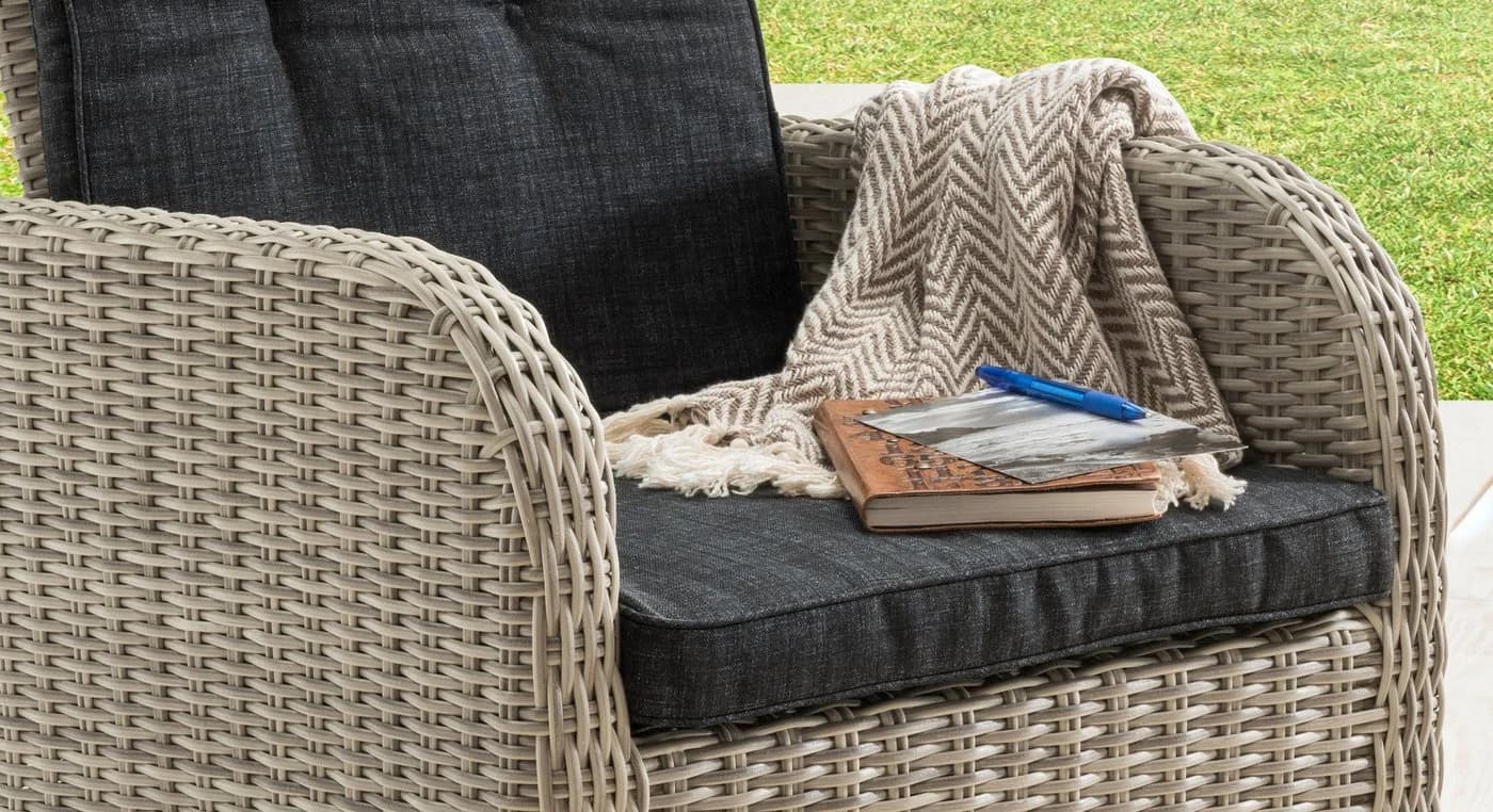 Destiny Garten-Essgruppe PALMA LUNA 5-tlg. Aluminium Polyrattan - Bild 5