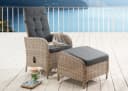 PALMA CASA Gartensessel Set 2 St. Natur Meliert Hochlehner Bild 2