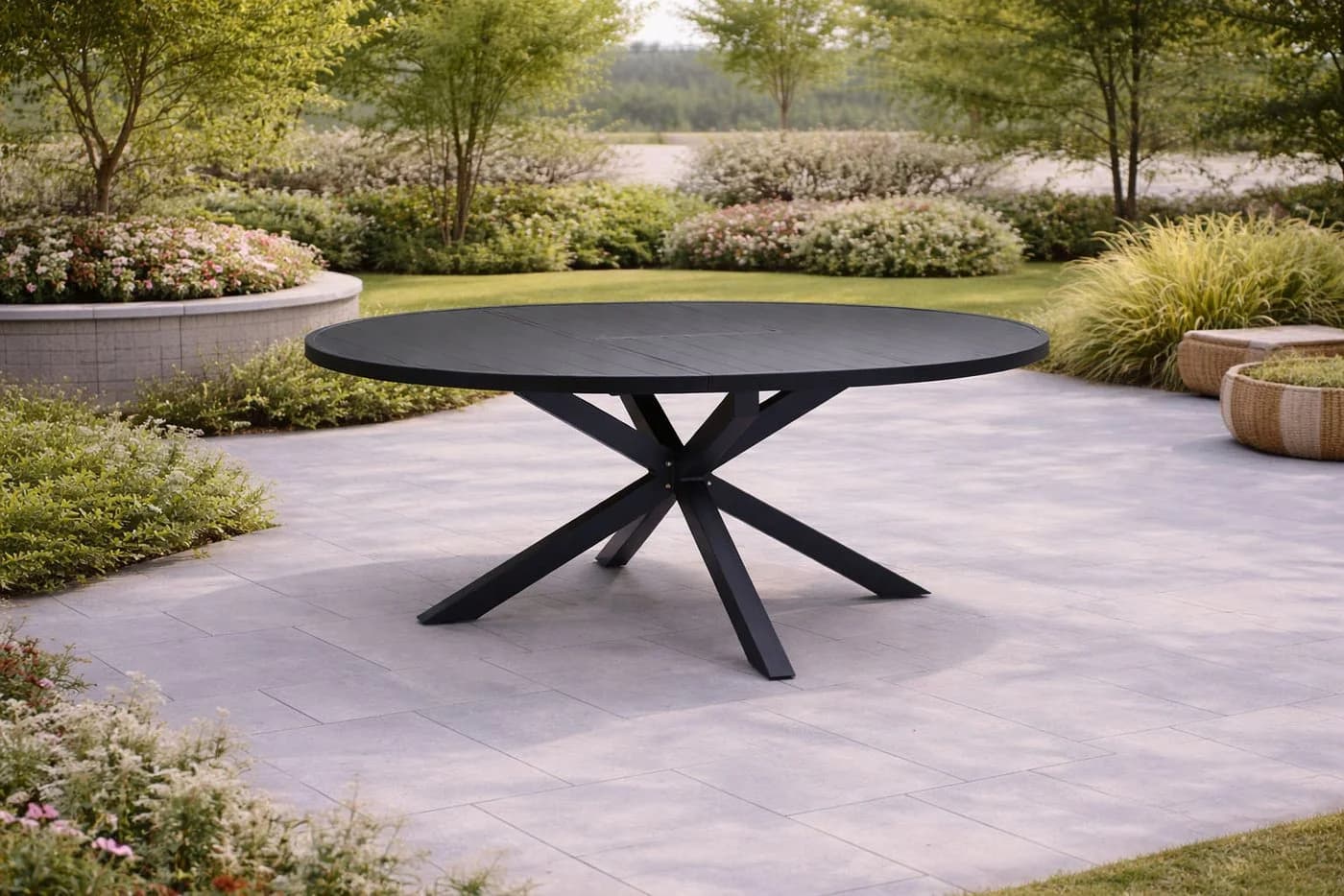 Destiny Garten-Essgruppe MOLINO ARONA Grau Aluminium 4-Sitzer