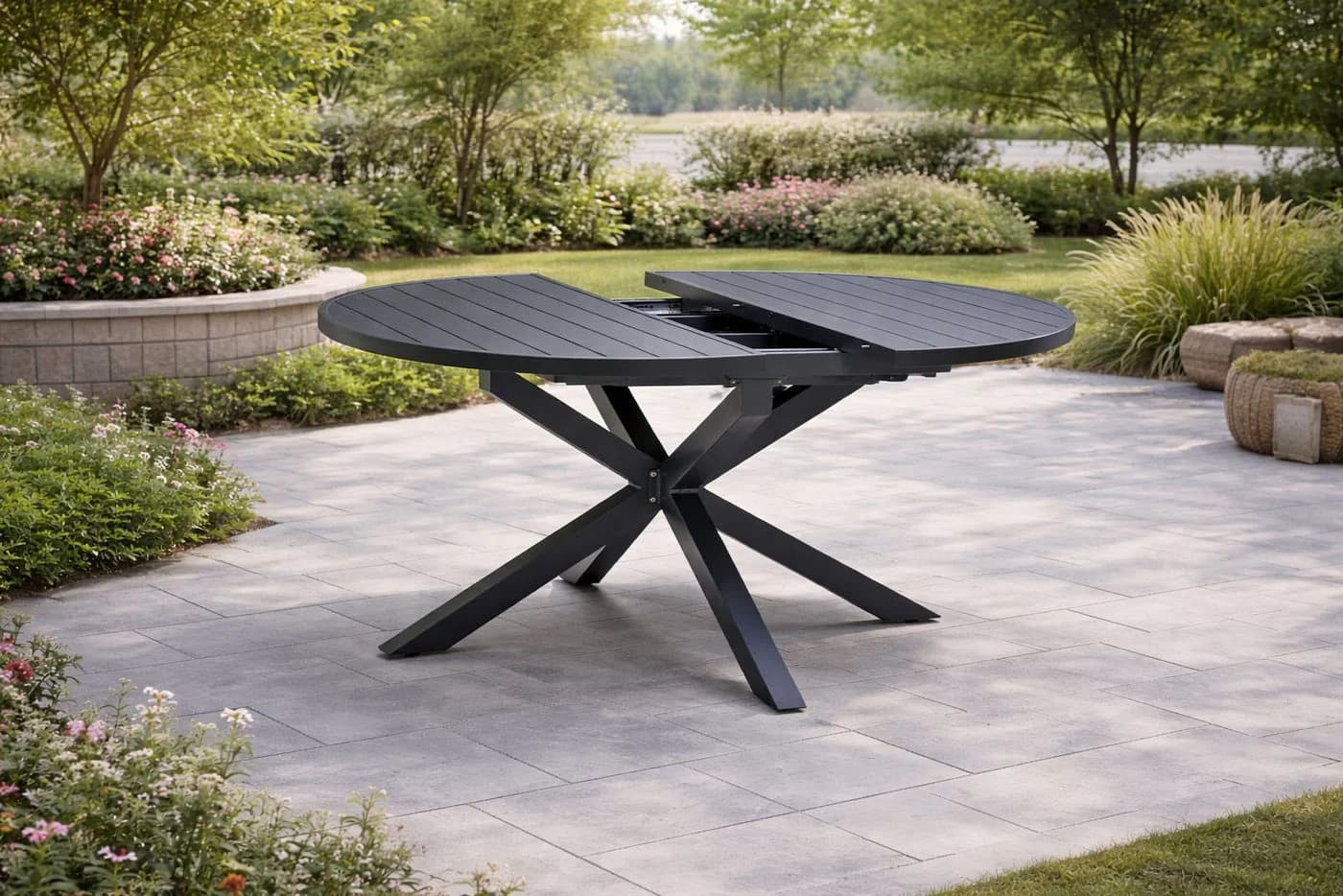Destiny Garten-Essgruppe MOLINO ARONA Grau Aluminium 4-Sitzer - Bild 3