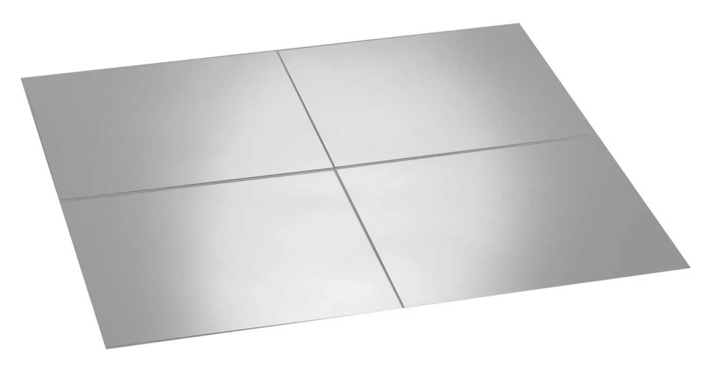 Spiegelfliesen TAIL 4er Set Selbstklebend Glas Modern - Bild 2