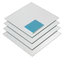 Spiegelfliesen TAIL 4er Set Selbstklebend Glas Modern Bild 4