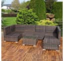 Mucola Gartenlounge-Set 8-tlg. Polyrattan Bild 4
