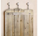 Mucola Garderobenpaneel Wandgarderobe Schwarz mit 6 Haken Bild 4