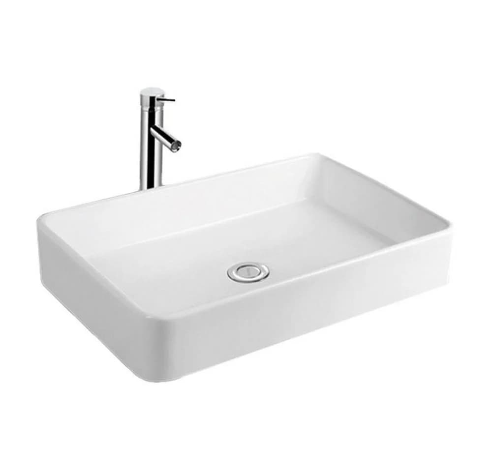NEG Aufsatzwaschbecken Uno71A Weiß Keramik Nano-Beschichtung - Bild 4