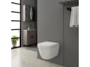 Woltu WC-Sitz Weiß mit Soft-Close und Fast Fix Bild 1