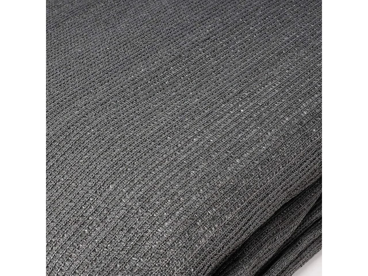 Woltu Sonnensegel Dreieck Grau 100% HDPE UV-Schutz - Bild 3