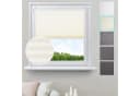 Woltu Plissee Rolle mit Klemmfix Crushed Optik Creme Bild 2