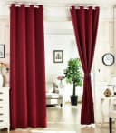 Woltu Gardine Blickdicht 130 g/m² Rot Bild 2