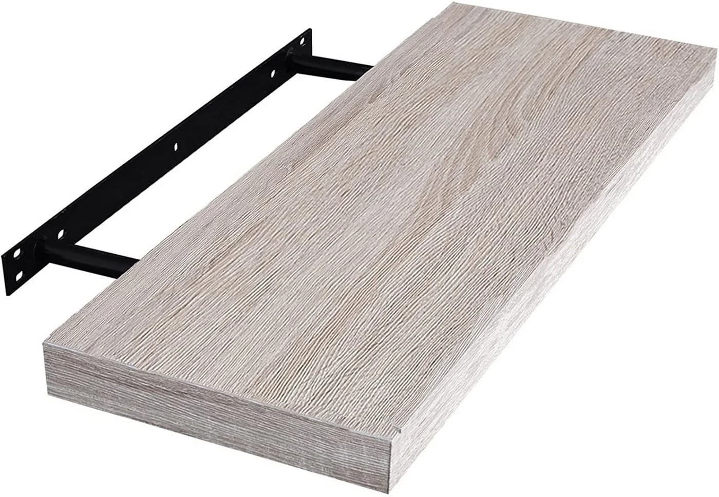 Woltu Wandregal Sonoma Eiche MDF Wandboard - Bild 2