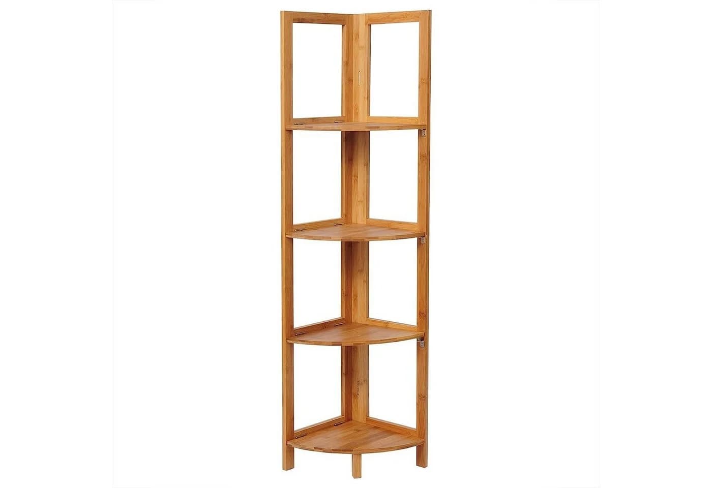 Woltu Standregal Bambus 4 Ebenen Landhausstil - Bild 2
