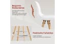 Woltu Barhocker (2 St) Design Stuhl Kunstleder Ergonomisch Bild 4