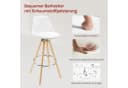 Woltu Barhocker (2 St) Design Stuhl Kunstleder Ergonomisch Bild 5