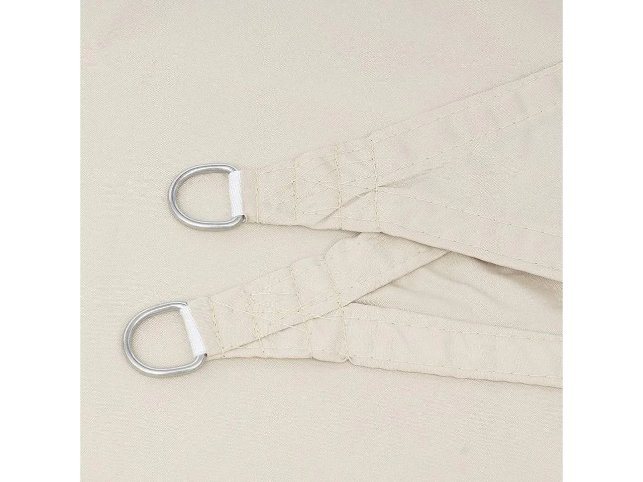 Woltu Sonnensegel Polyester Windschutz creme - Bild 3