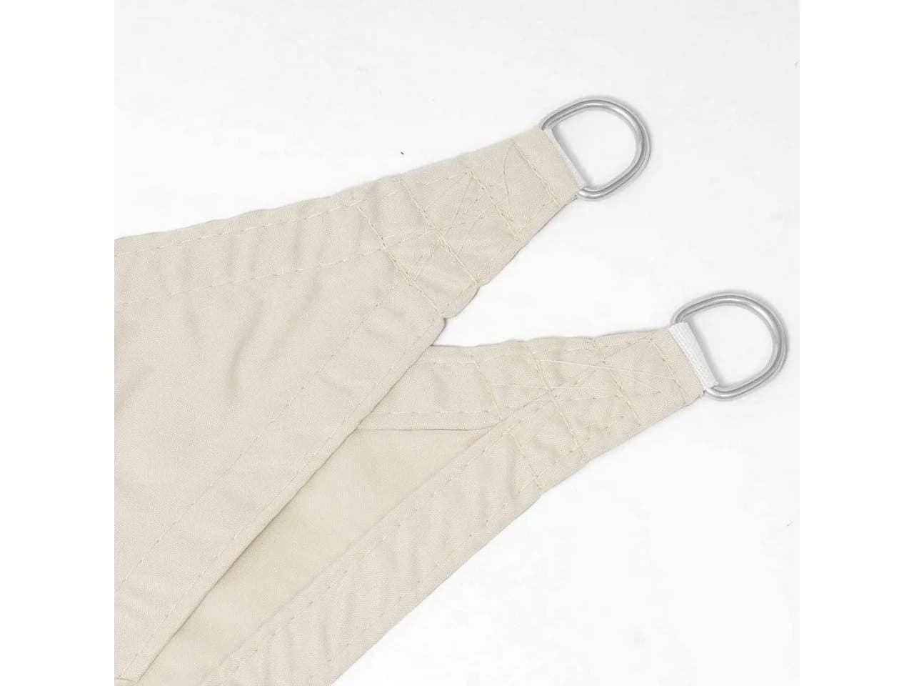 Woltu Sonnensegel Polyester Windschutz creme - Bild 4