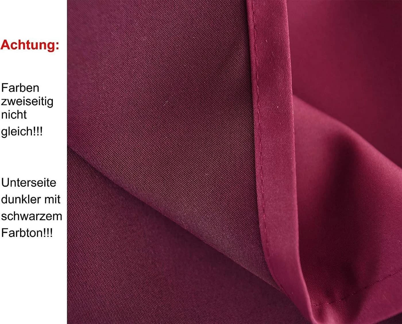 Woltu Vorhang 2 St. Ösen Blickdicht Leichte Wärmeisolierung Kälteschutz - Bild 3