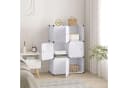Woltu Aufbewahrungsbox 6 St. DIY Kleiderschrank Regalsystem Kunststoff Bild 4
