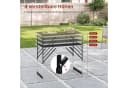 Woltu Klapptisch höhenverstellbar Aluminium Schwarz Bild 5
