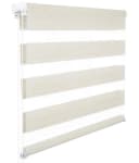 Woltu Doppelrollo Klemmfix Polyester Lichtschutz Verdunkelnd Braun Bild 2