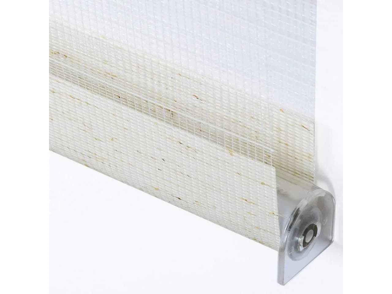 Woltu Doppelrollo Klemmfix Polyester Lichtschutz Verdunkelnd Braun - Bild 3