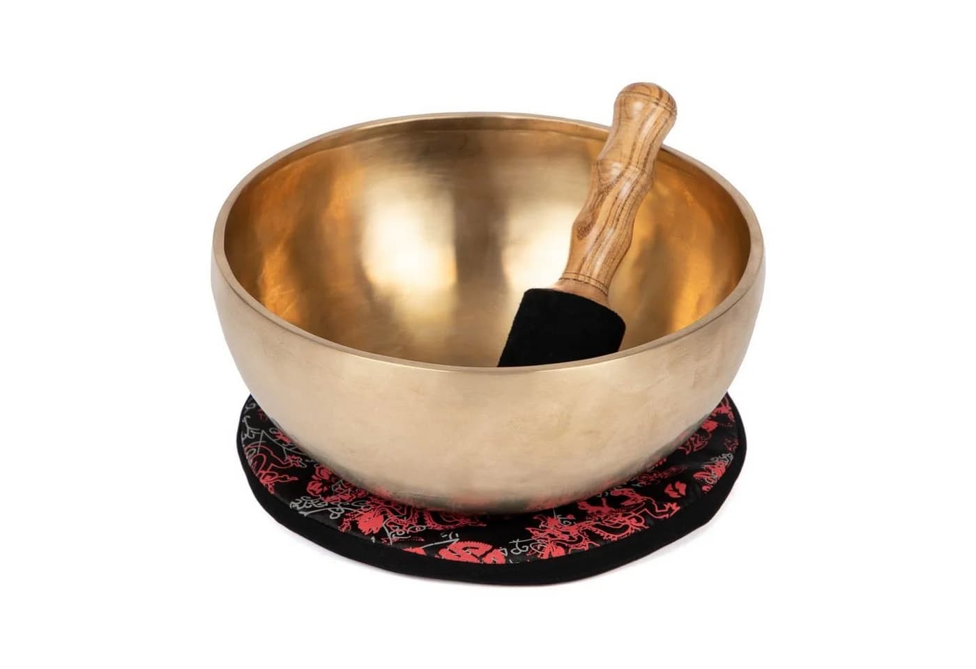 bodhi Tibetische Klangschale Singing Bowl Handgefertigt Gold