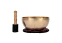 bodhi Tibetische Klangschale Singing Bowl Handgefertigt Gold Bild 3