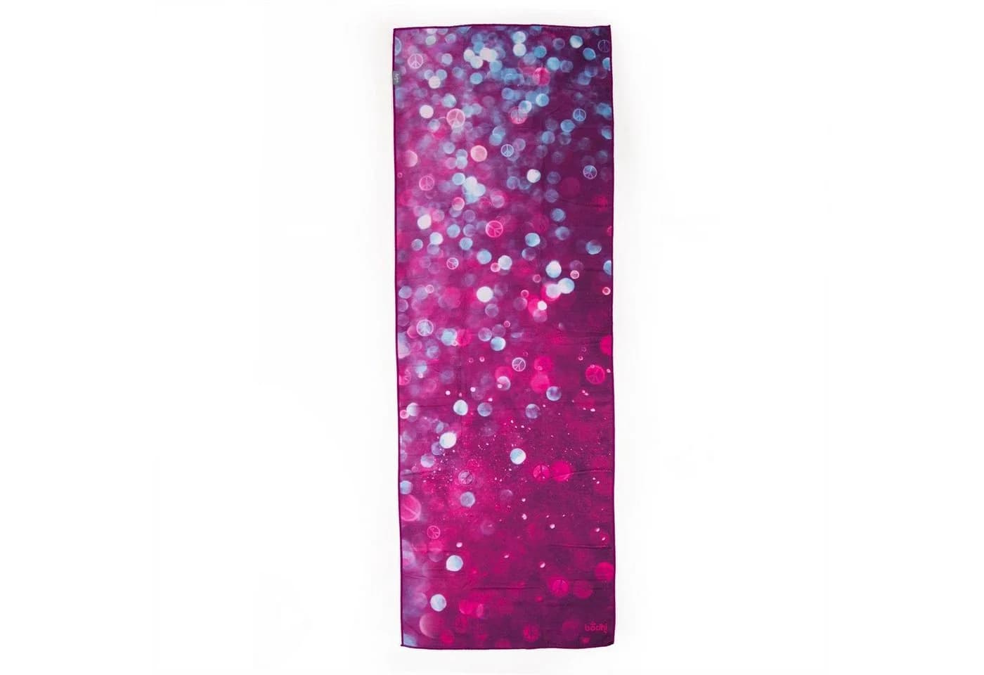 bodhi Sporthandtuch Yogatuch GRIP ² Yoga Towel Drops of Peace Bunt - Bild 2