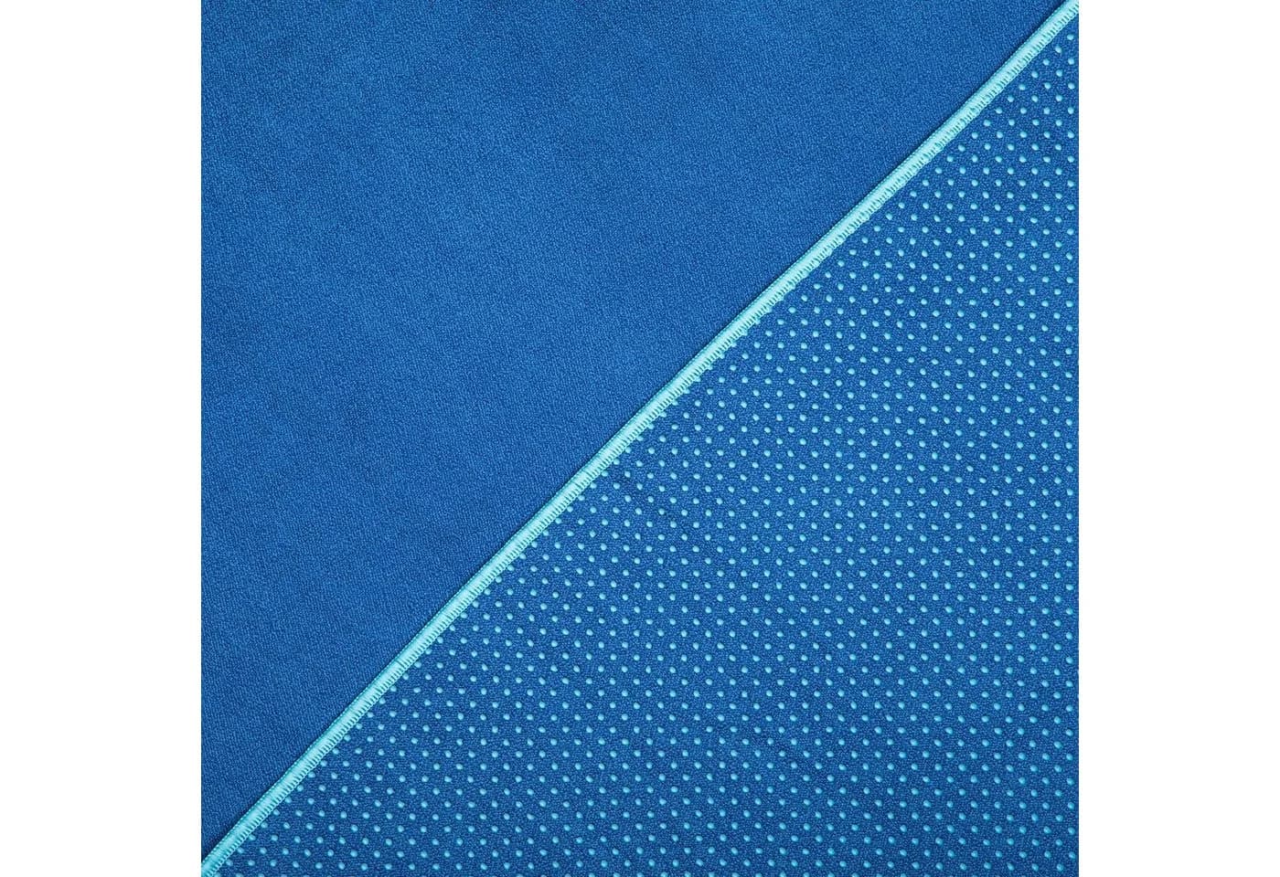 bodhi Sporthandtuch Yogatuch GRIP ² - Blau/Aqua Mikrofaser - Bild 3