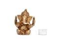 bodhi Ganesha Statue Messing 12 cm Bild 1
